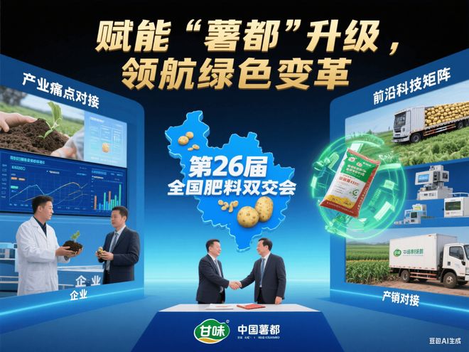 甘肃马铃薯擎起“中国薯都”！第26届全国肥料双交会诚邀齐聚兰州(图4)