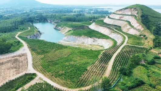 安徽霍邱县芙蓉山废弃矿山生态修复治理项目全面竣工(图2)