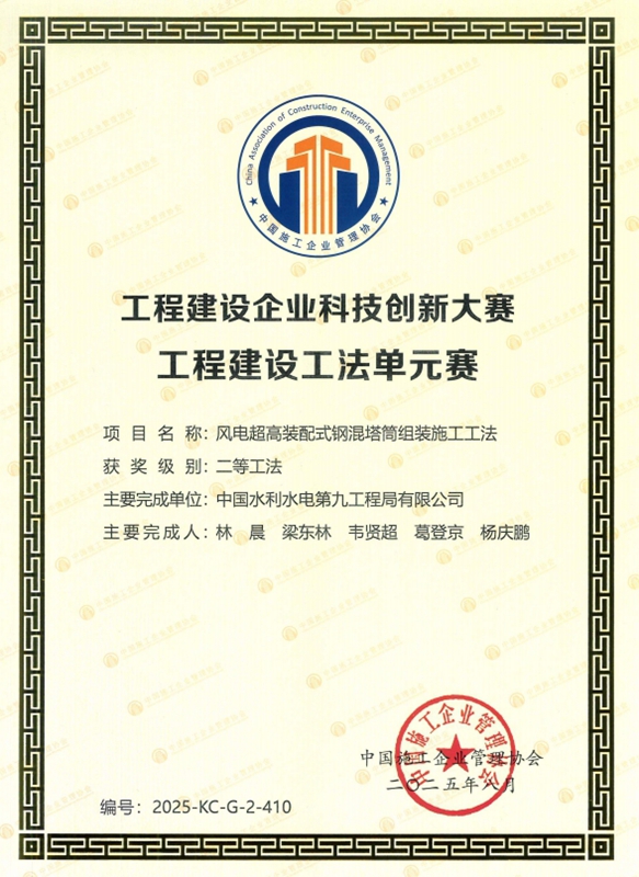 水电九局多项成果荣获工程建设行业高推广价值专利大赛专利奖(图3)