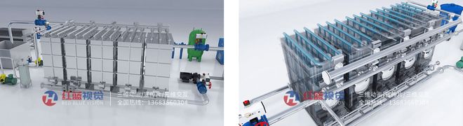 红蓝视觉助力中煤环保三维动画提升煤矿废水处理设备技术展示(图2)