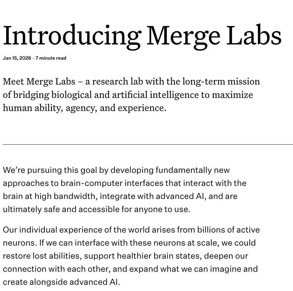 融资18亿！奥特曼杀入马斯克脑机地盘(图1)